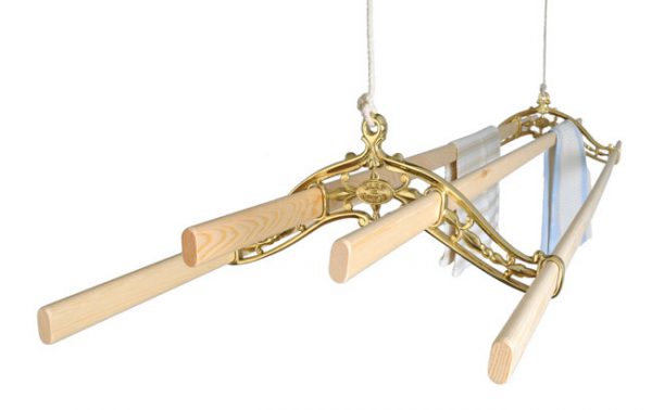 Laundry rack ceiling mounted