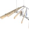 Ceiling mounted drying rack